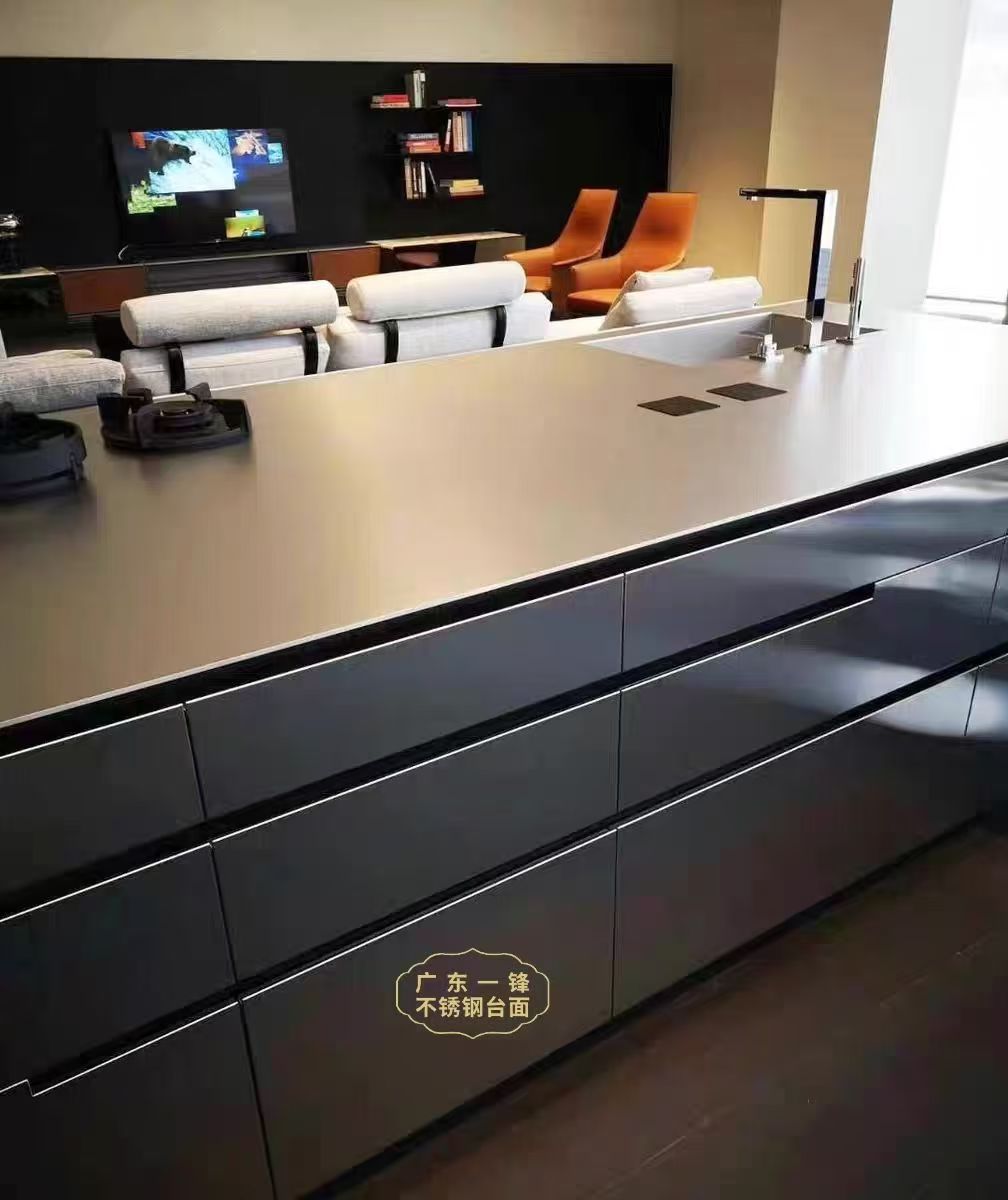 304不锈钢实心台面